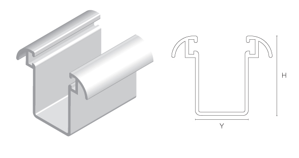 Riel Emportable 16x24 mm